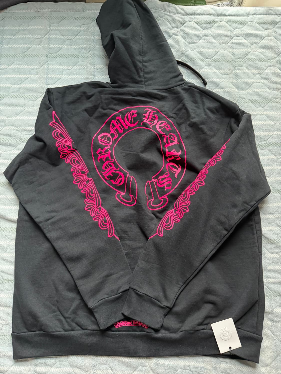 [XL] 크롬하츠 핑크 플로랄 후드집업 상품이미지1