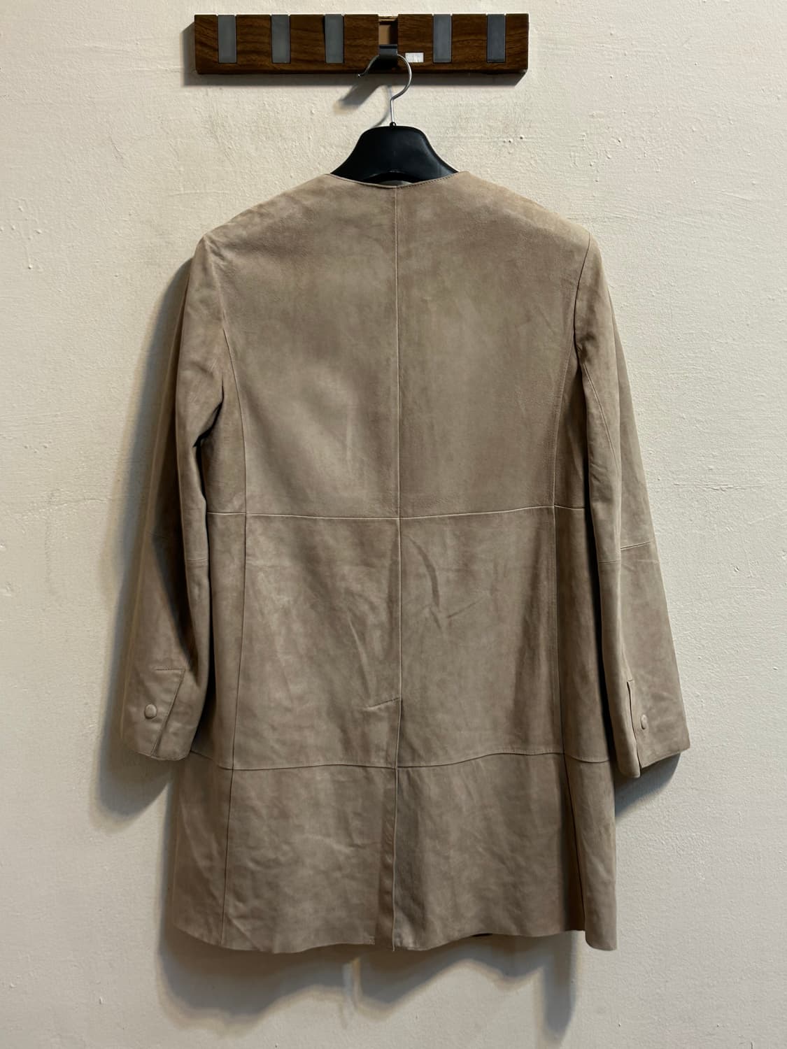 위켄드 막스마라 베이지 스웨이드 자켓 상품이미지4