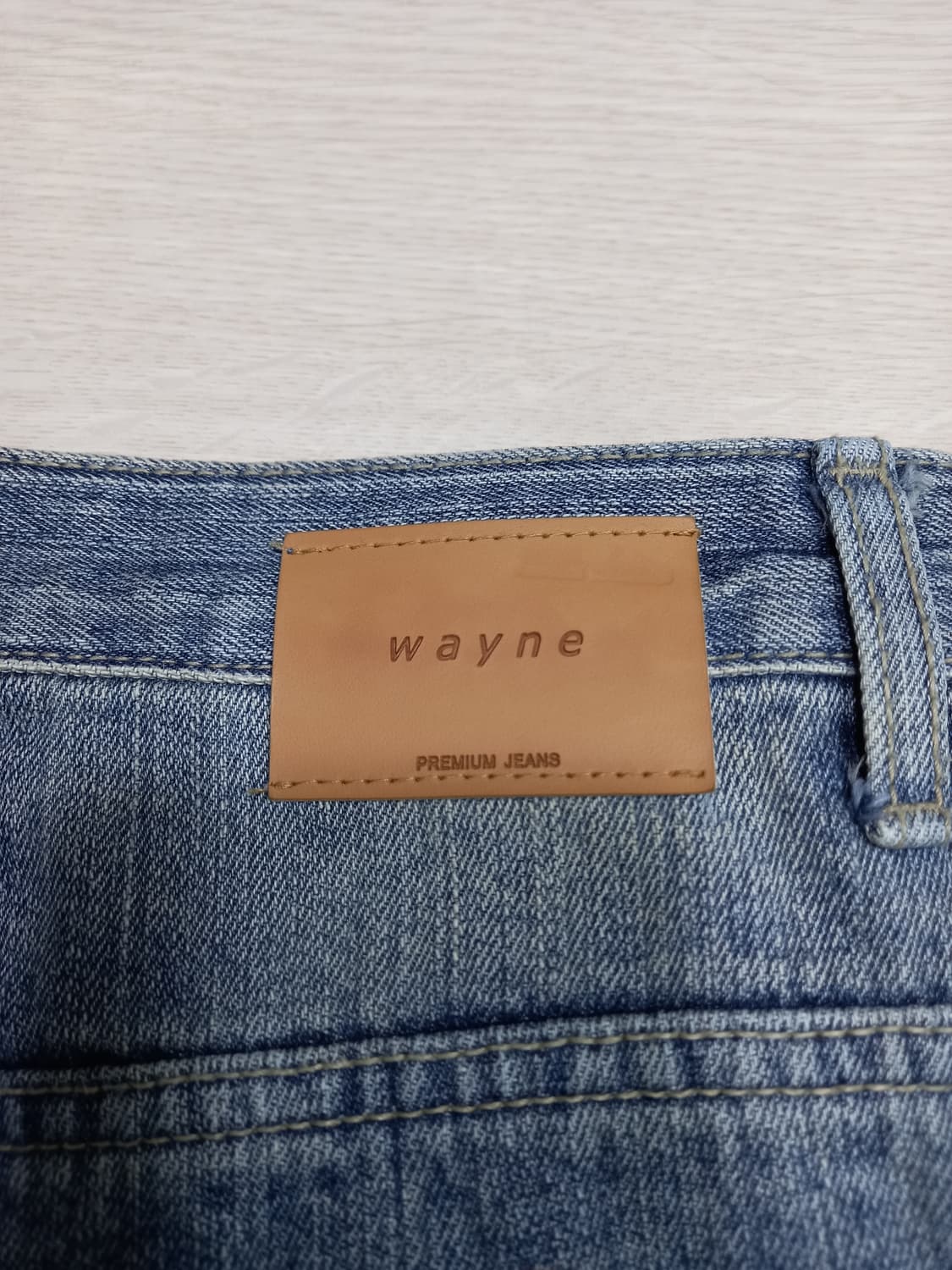 28-29 새상품 wayne 하이웨이스트 워싱 와이드진 29-562 상품이미지5