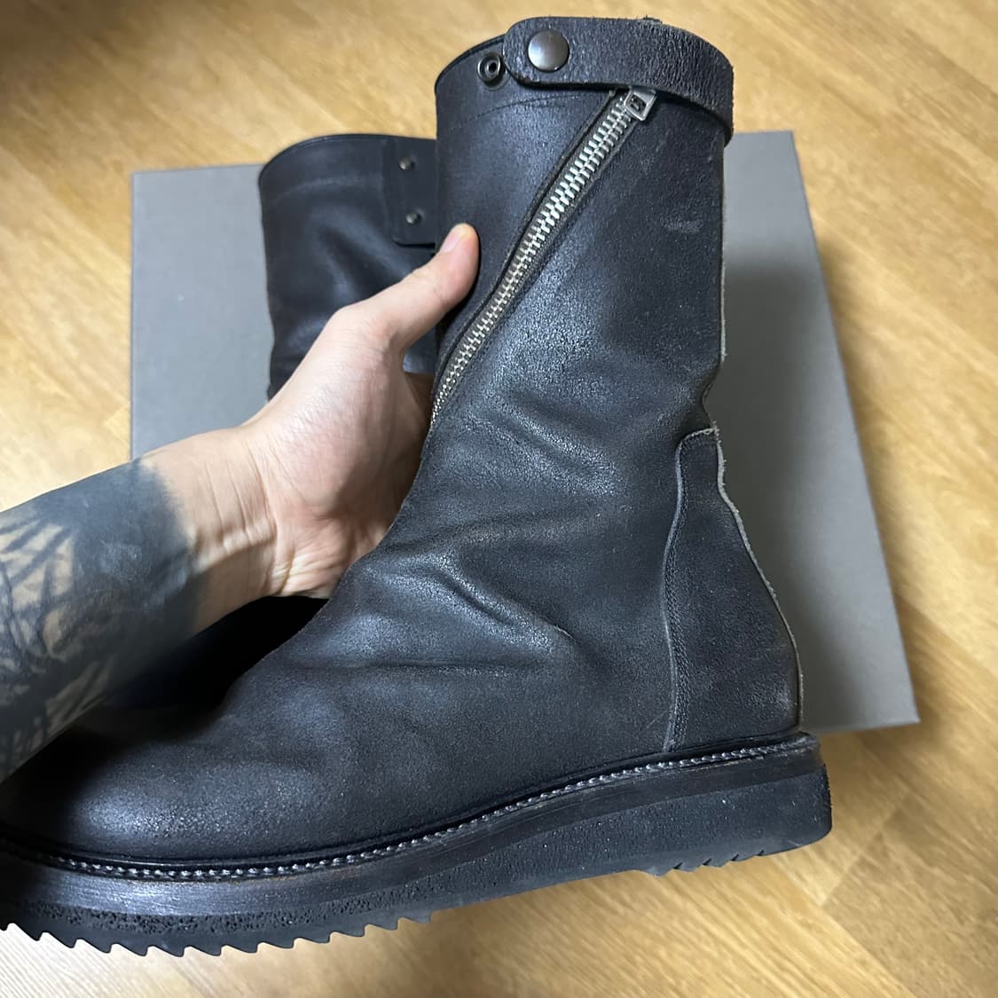 릭오웬스 스파이럴 크리퍼 부츠 41 상품이미지4