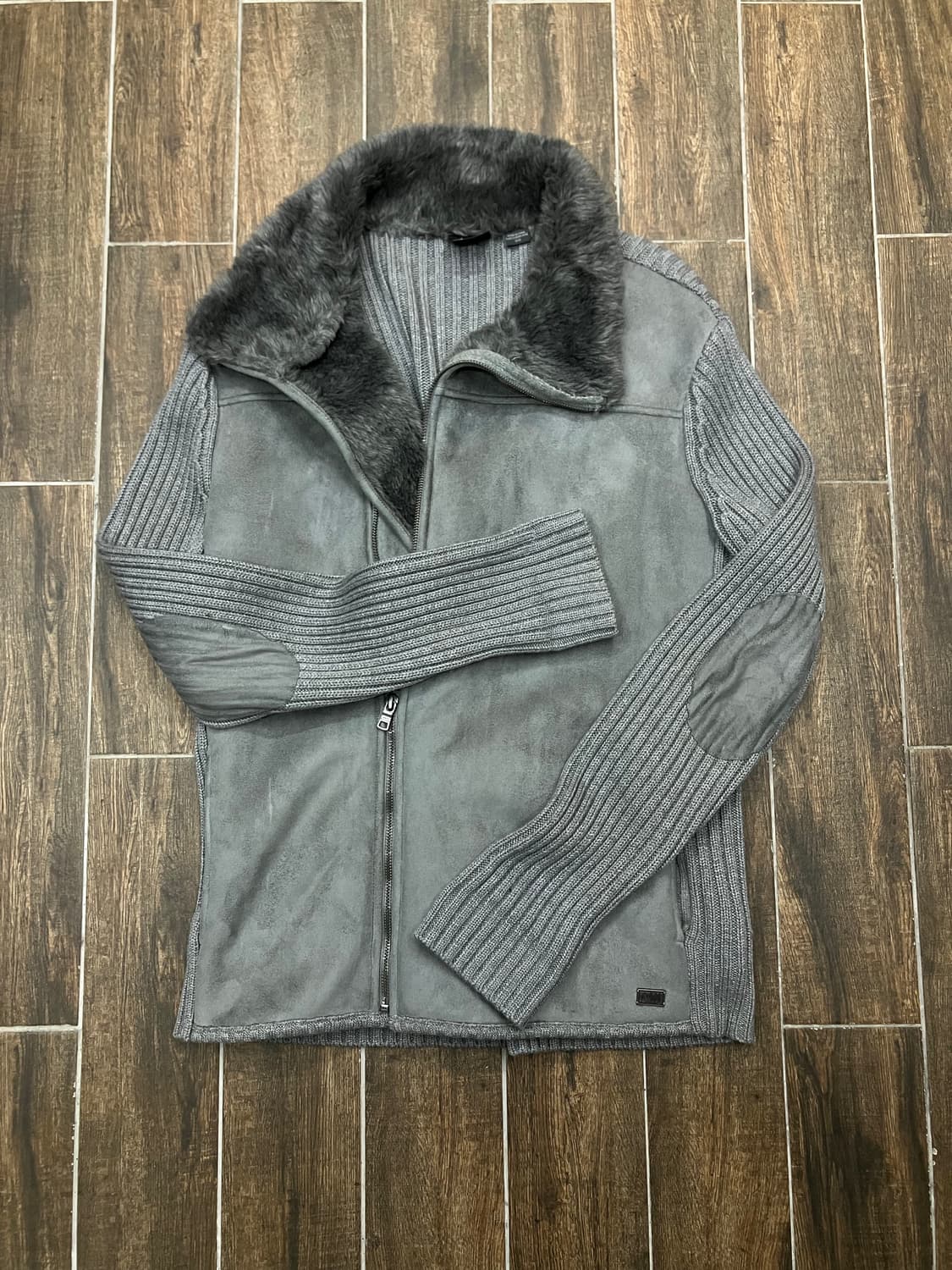 알마니 익스체인지 스웨이드 집업니트 상품이미지7