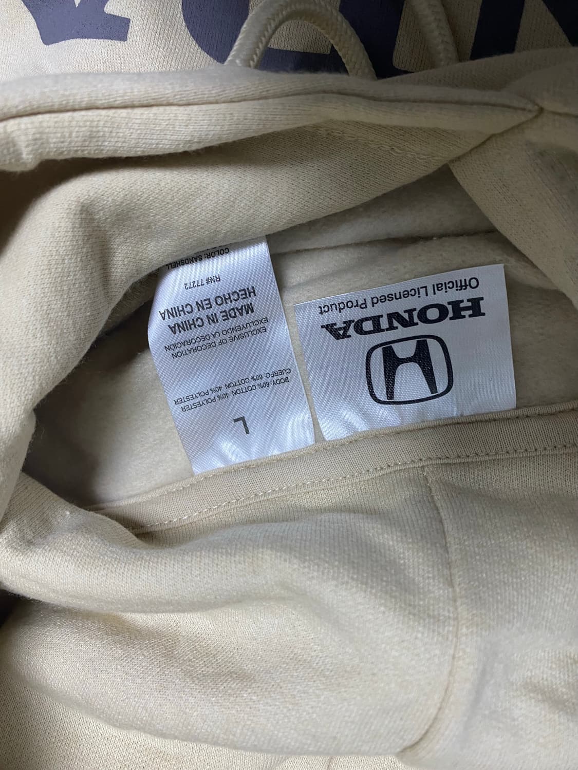 혼다 레이싱 후드티L 상품이미지4