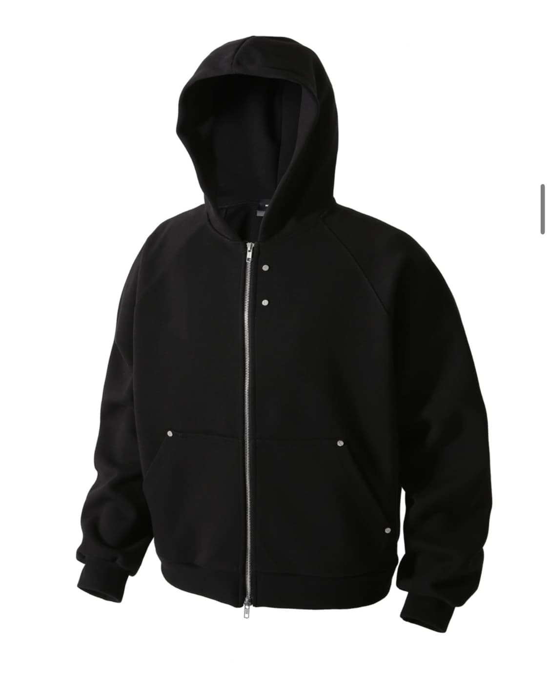 로어링라드 에센셜 오버 후드집업 블랙 M 상품이미지1