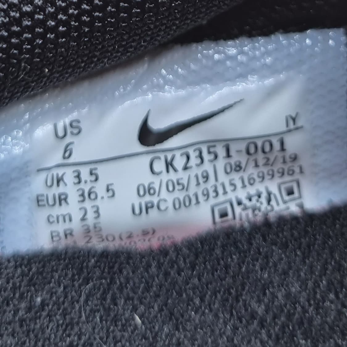 나이키 데이브레이크 검흰 여성운동화230 상품이미지6