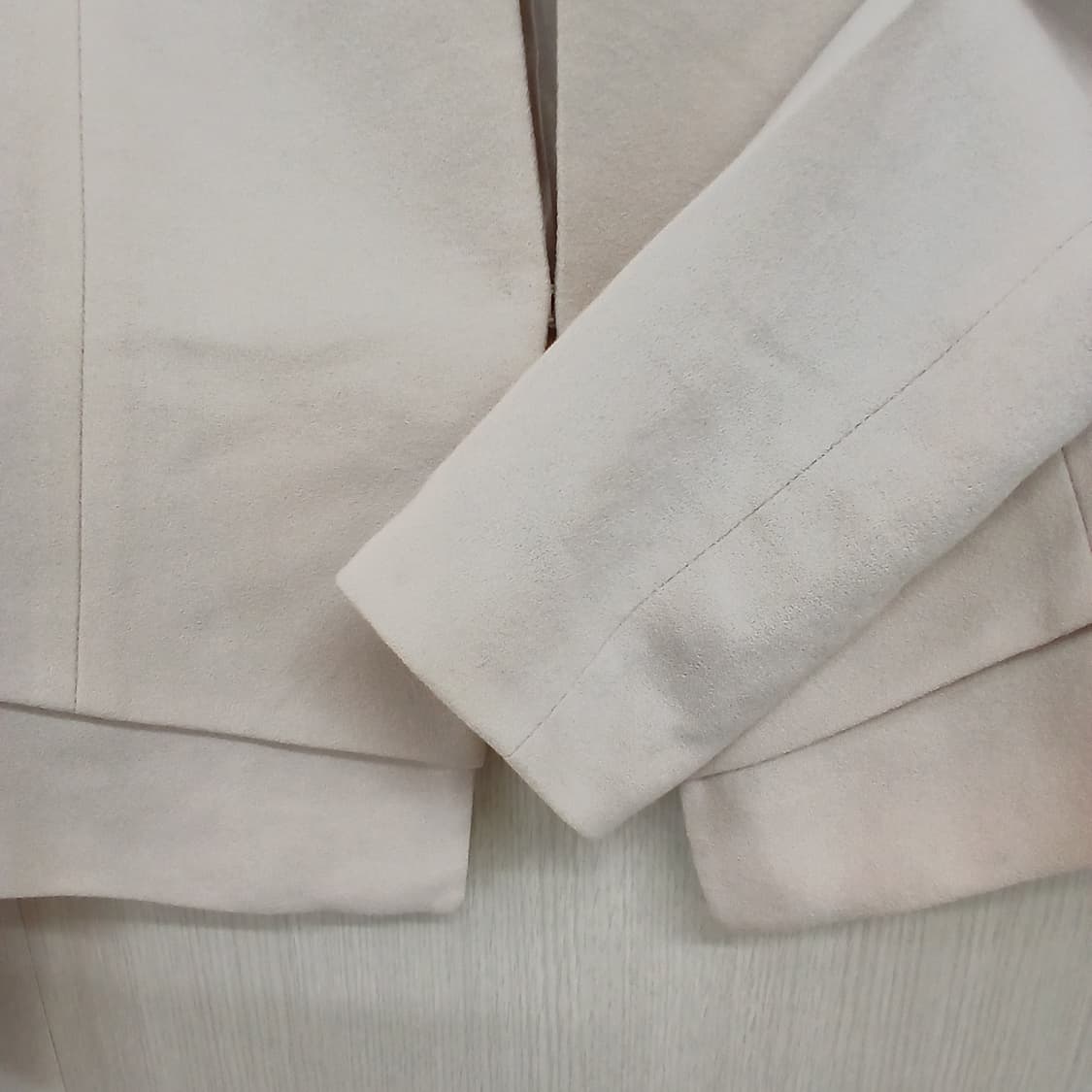 모조에스핀 아이보리 노카라 자켓 상품이미지3