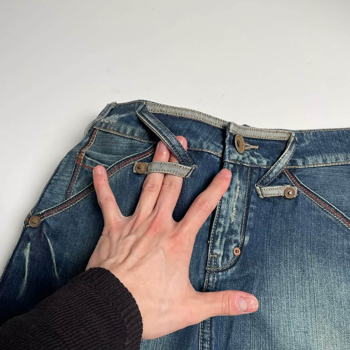 Tough jeansmith 스티치 미니 스커트 상품이미지6