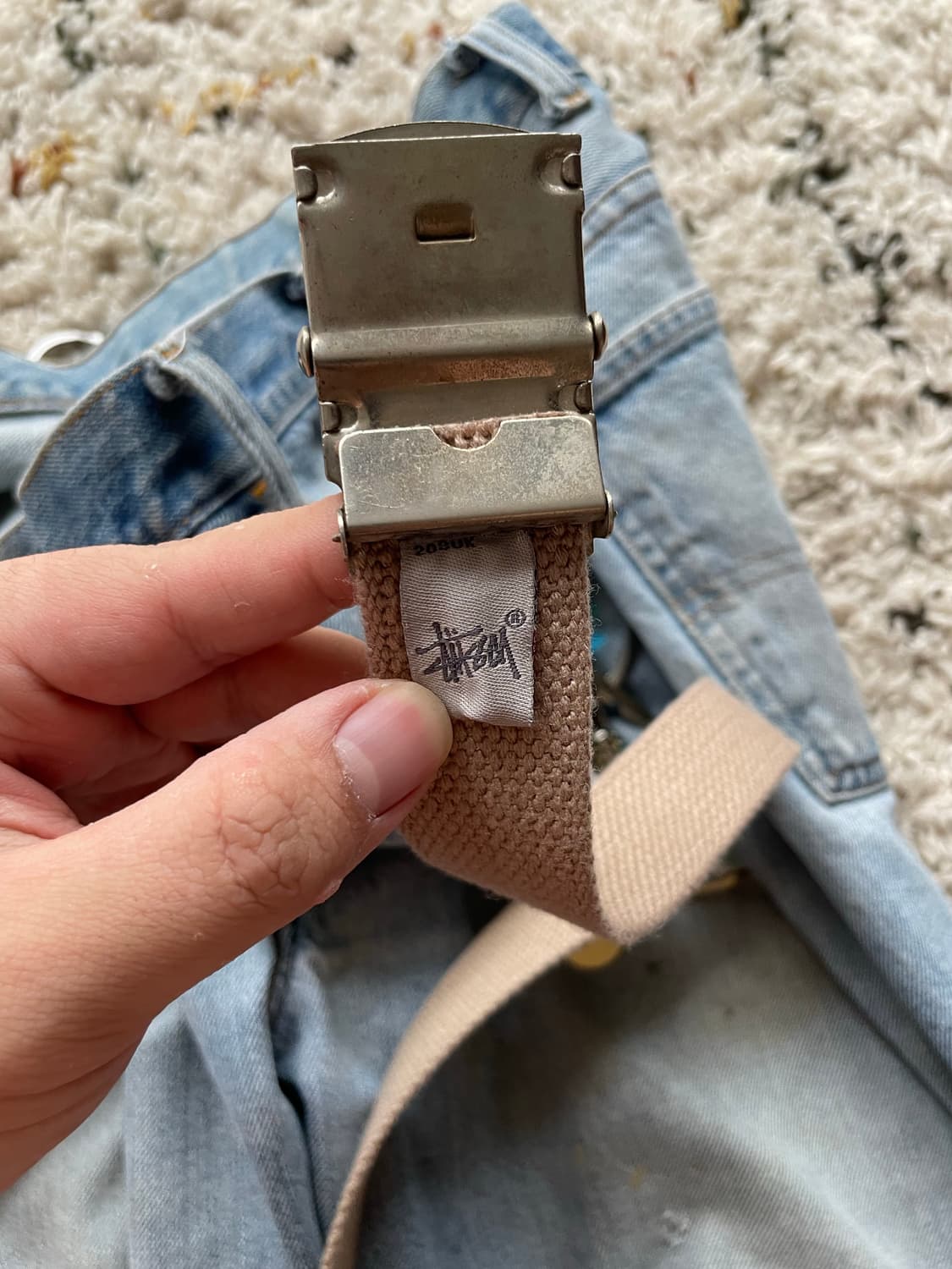 올드 스투시 벨트 상품이미지3