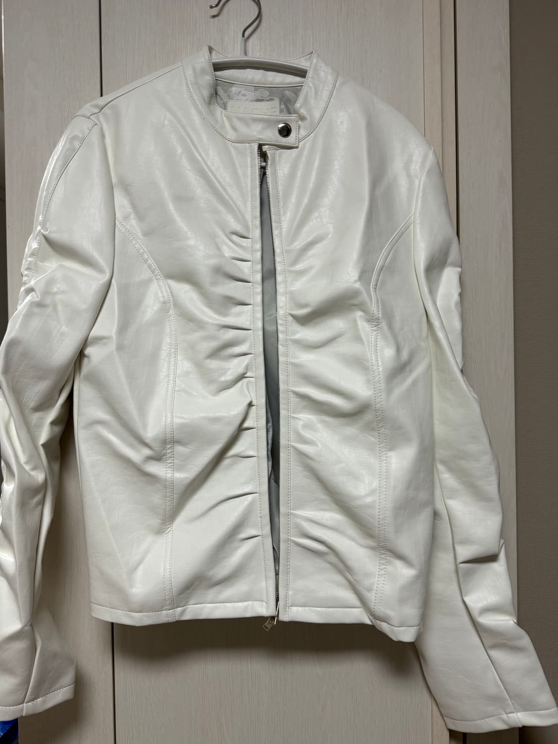 nache 셔링 레더자켓 상품이미지3