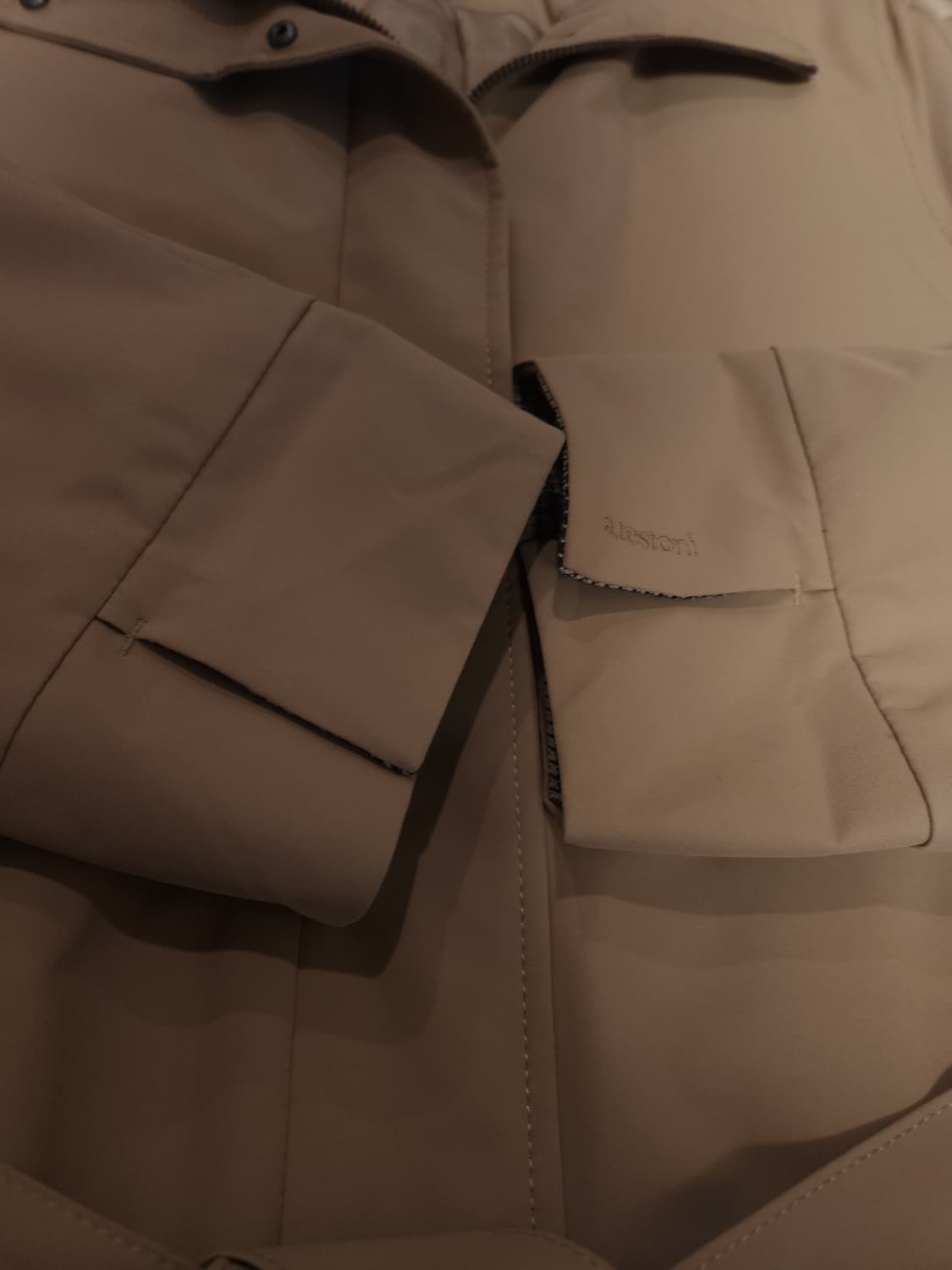 아테스토니 퀄팅누빔 코트, L 상품이미지5