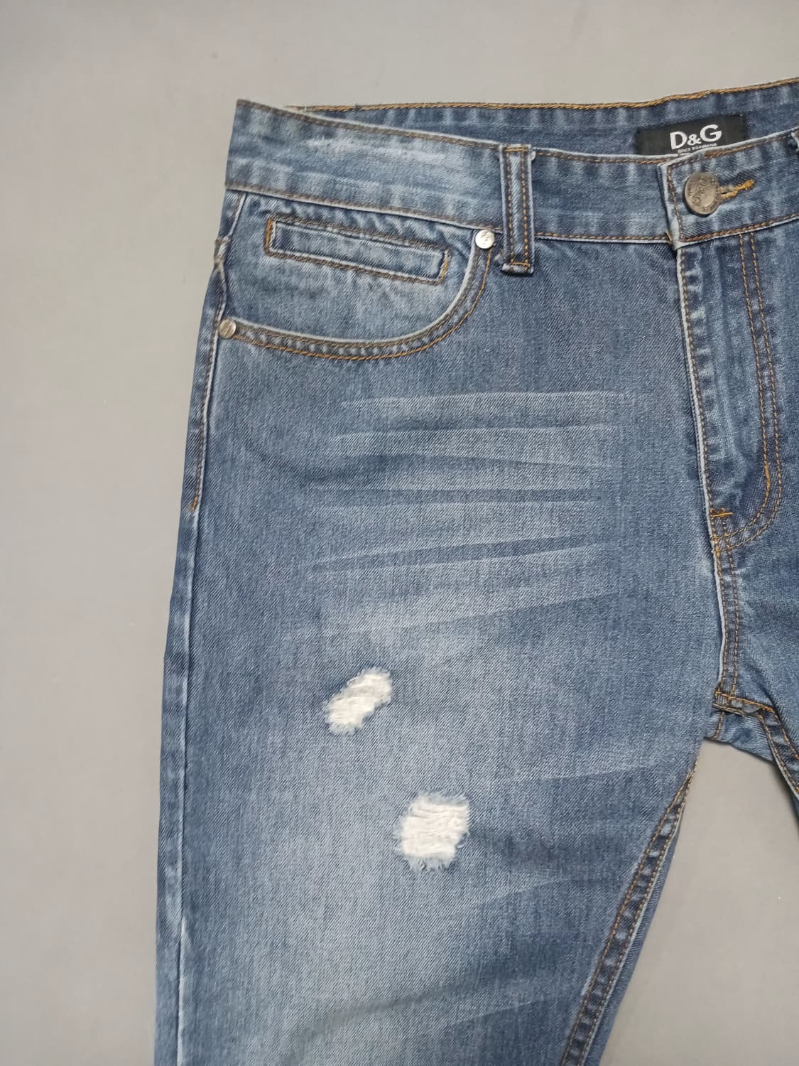 [34] 돌체앤가바나 데미지 클래식진 청바지 상품이미지2