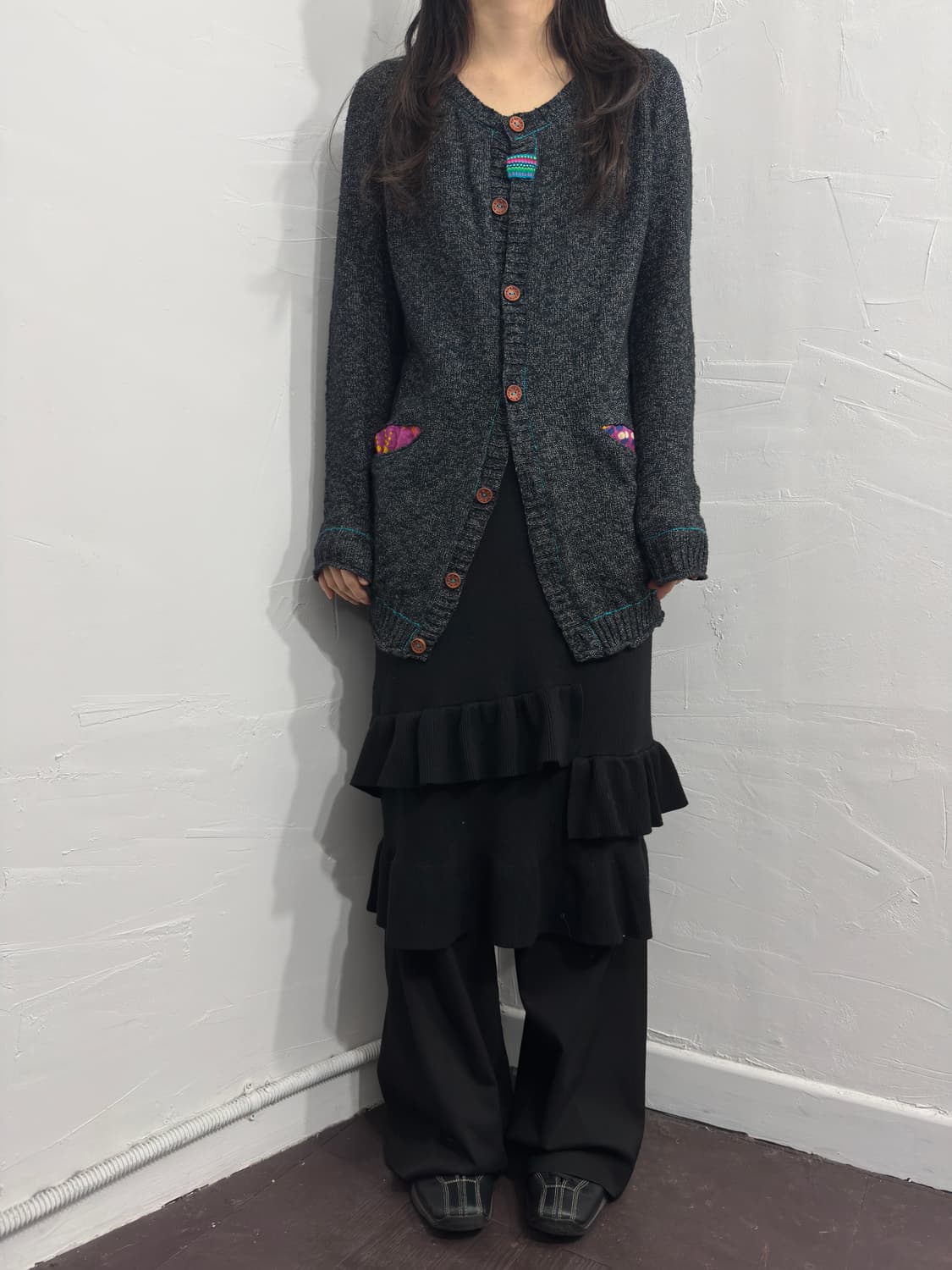 frill detail midi skirt 상품이미지3