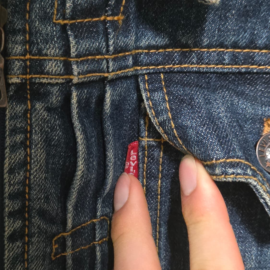 리바이스 Y2K 퀼팅 안감 데님자켓 / 여성 자켓/ 여자 자켓  상품이미지2