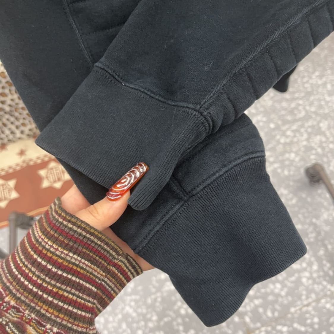 폴로 랄프로렌 치프키프 블랙와치 반집업 맨투맨 L C09455 상품이미지7