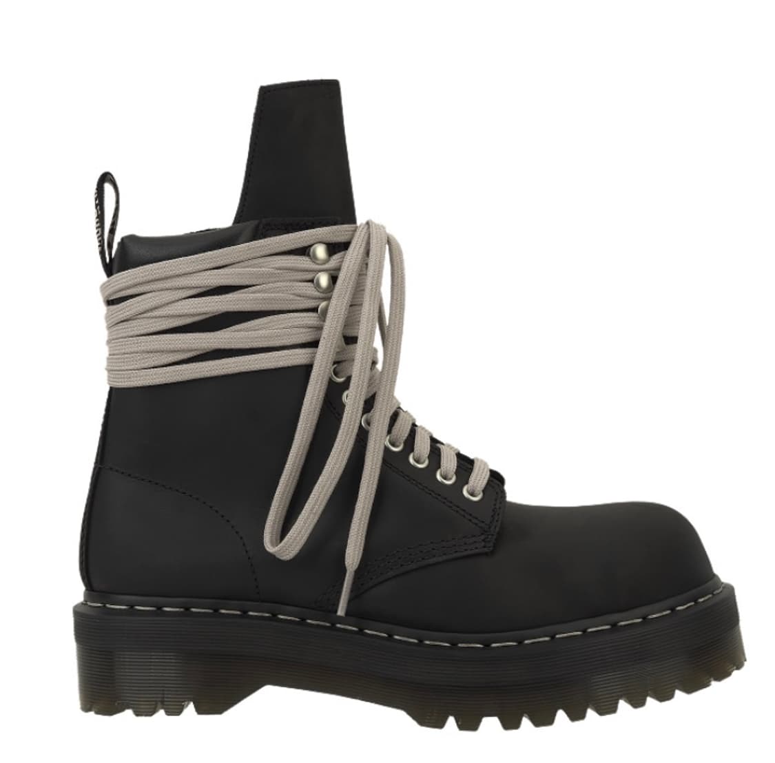 닥터마틴 x 릭 오웬스 쿼드 솔 스틸 토 부츠 블랙 상품이미지1