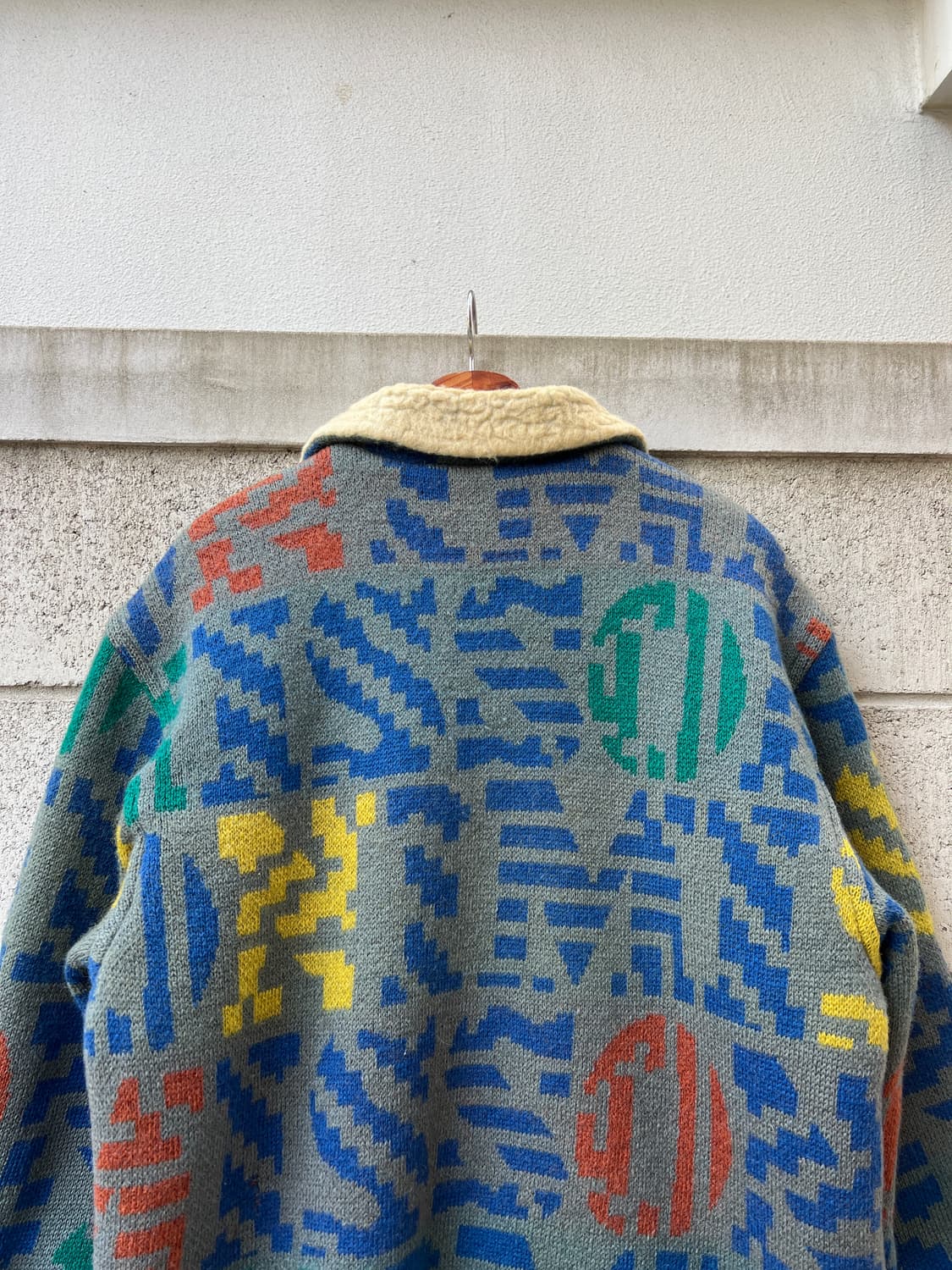 90s MISSONI SPORT AZTEC WOOL 미쏘니스포츠 울봄버 상품이미지7