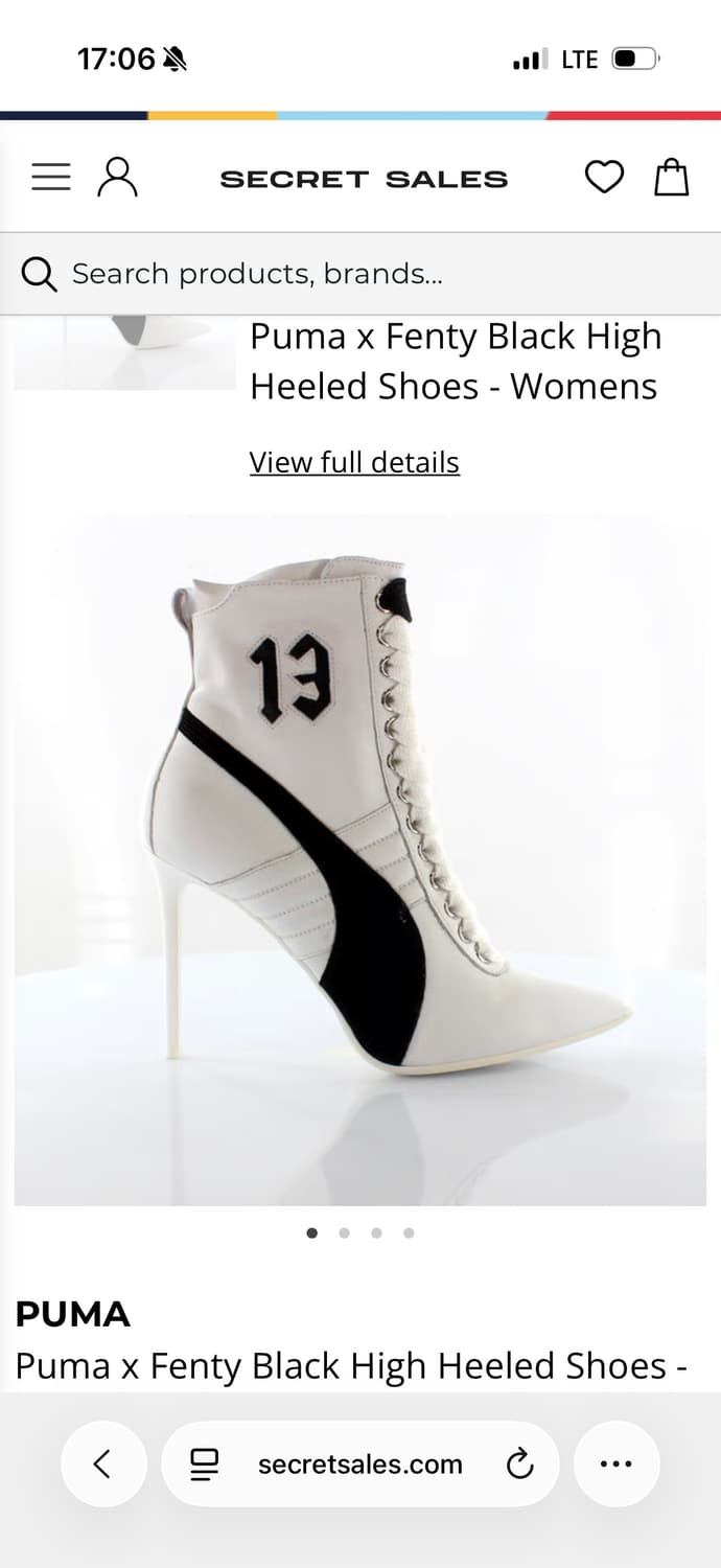 Puma X Rihanna fenty high heel 스니커즈 힐 상품이미지6