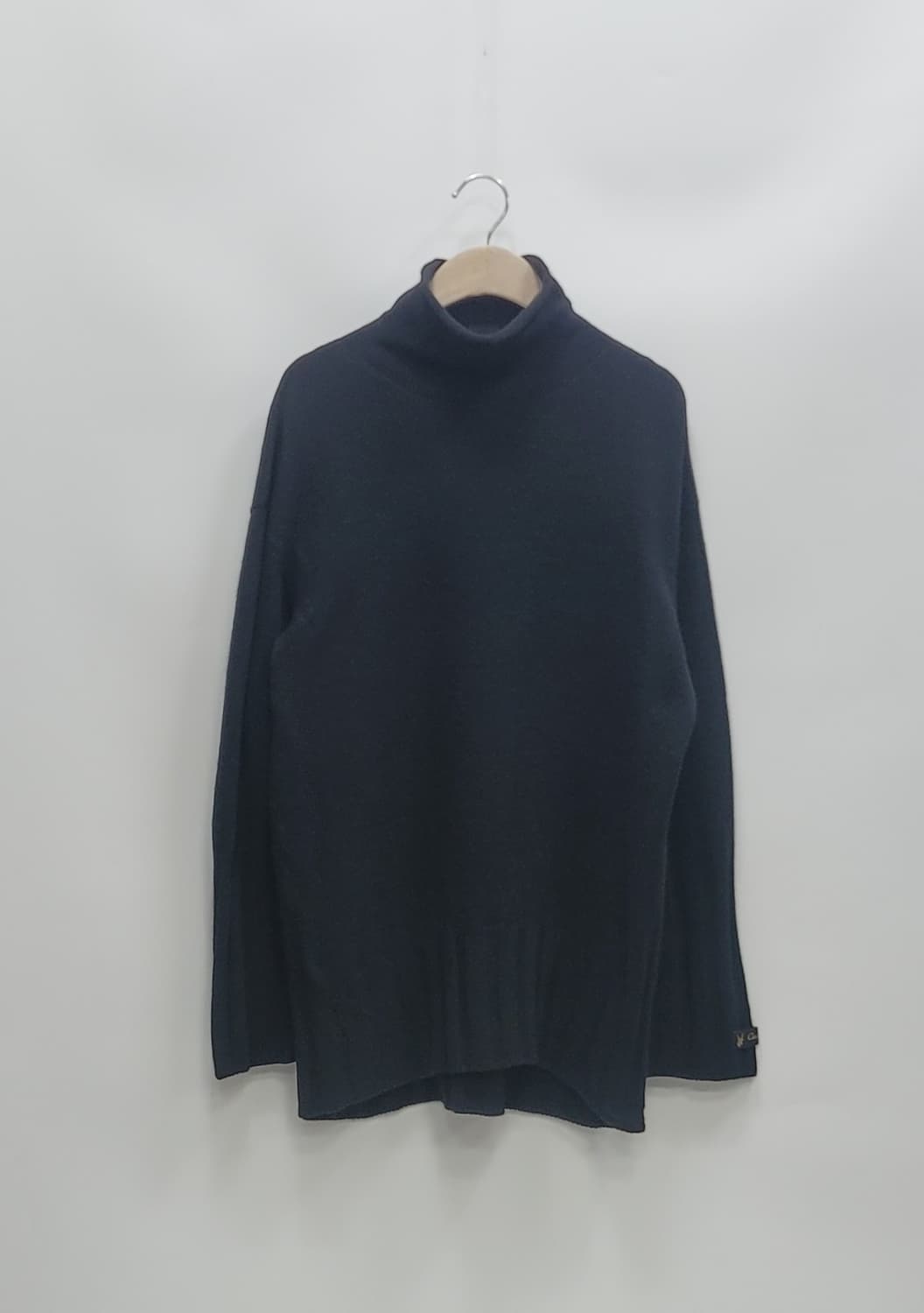 CC collect 씨씨콜렉트 울 캐시미어 터틀넥 니트 / 여 F 블랙 상품이미지1