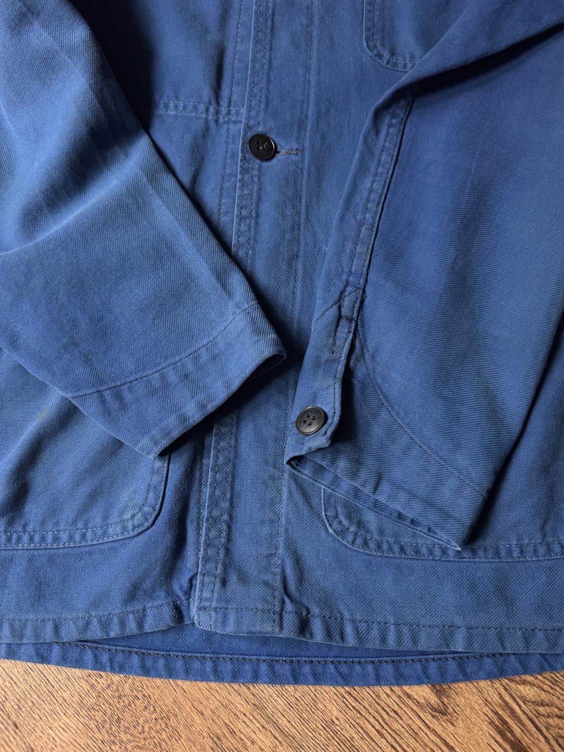 [M]빈티지 페이딩 3포켓 프렌치 워크 자켓 상품이미지5
