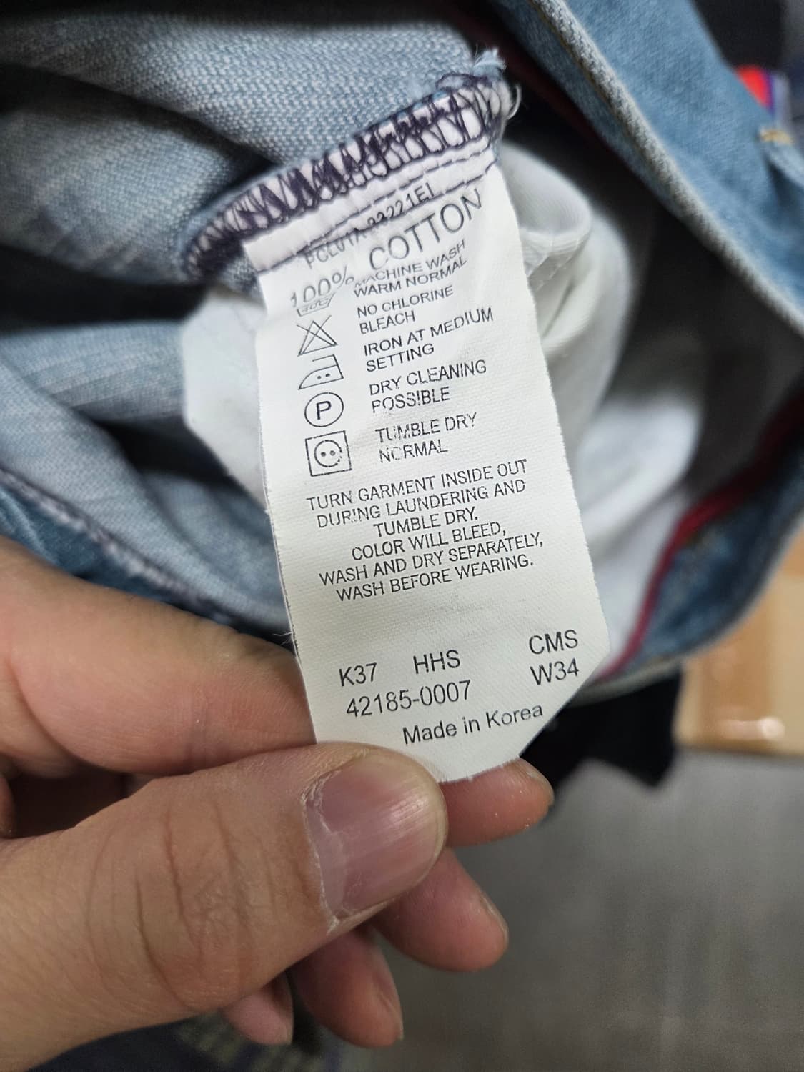 리바이스 빈티지 엔지니어드진 6부7부 데님 반바지 34 상품이미지4