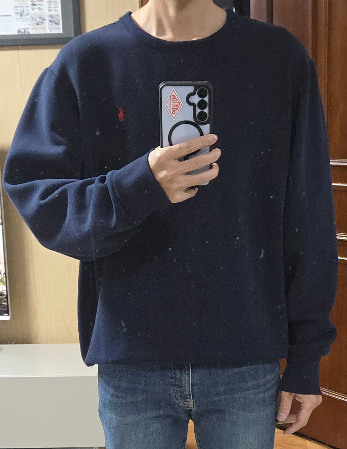 (착샷) 폴로 랄프로렌 플리스 스웻 티셔츠 맨투맨  상품이미지7