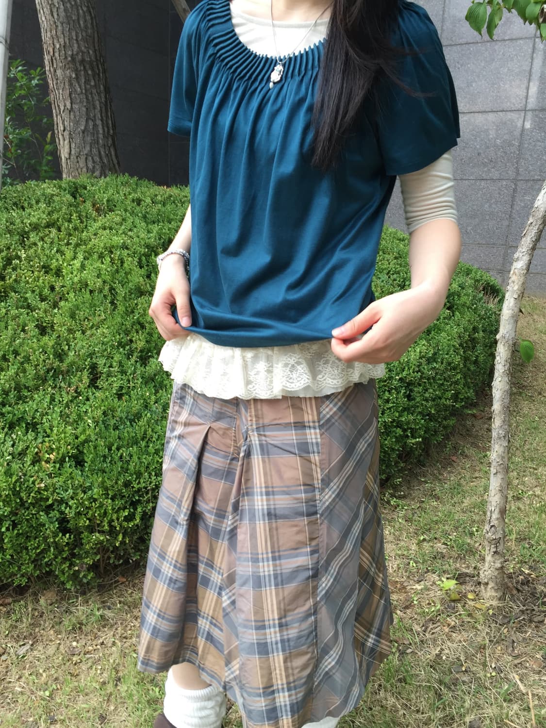 일본빈티지 키치 괴짜 스즈코 히피 레이어드 코디세트 상품이미지3