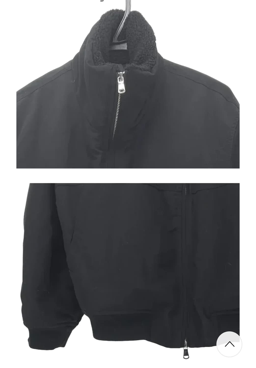 테디퍼 안감 하이넥 집업 패딩 점퍼 상품이미지2