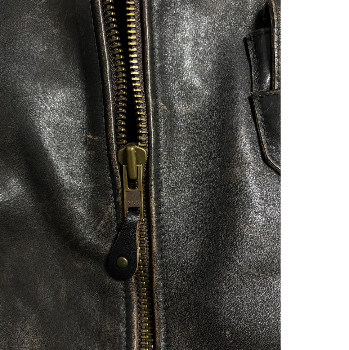 프랑스 군 파일럿 레더 자켓 상품이미지4