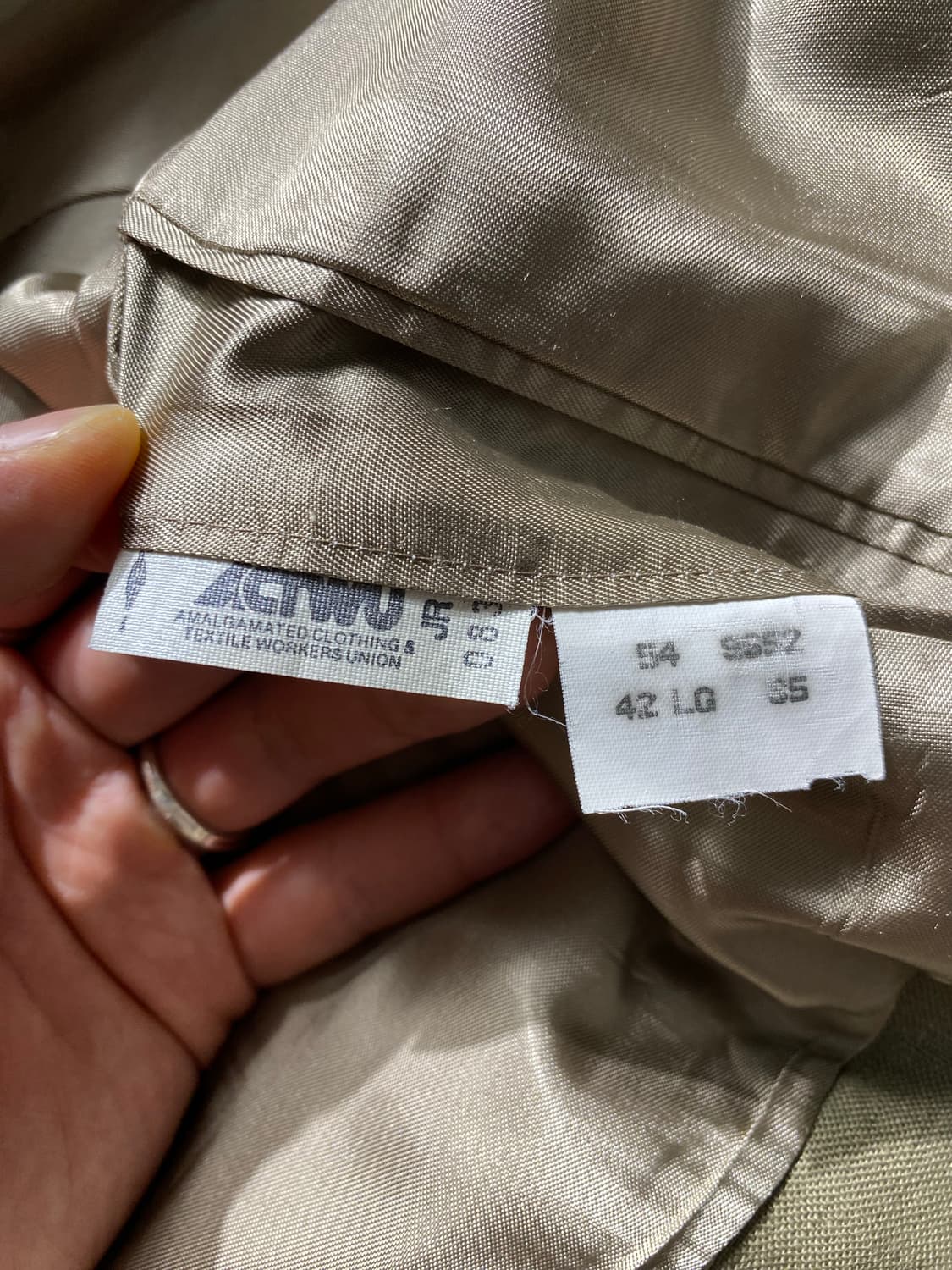 [L-XL] 90s 브룩스 브라더스 페이디드 리넨 투버튼 자켓 상품이미지8