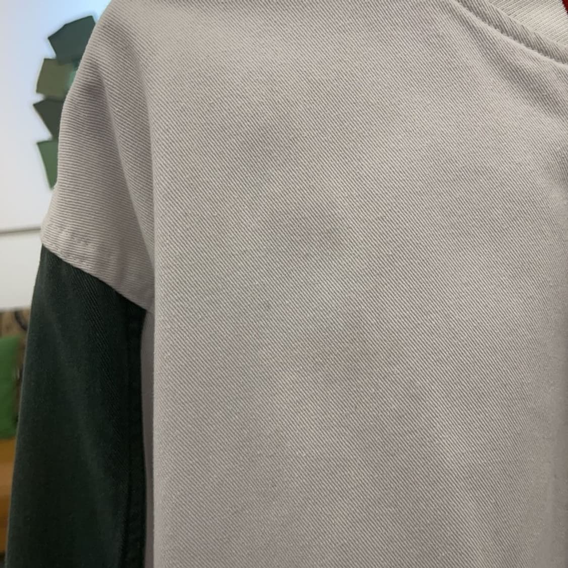 메인부스 레트로 빈티지 슬리브 배색 바시티자켓 105 C07691 상품이미지8