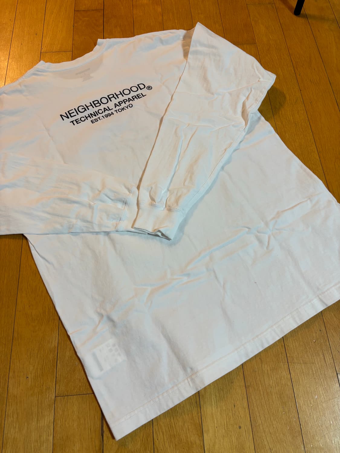 네이버후드 스컬 롱슬리브 화이트 상품이미지3