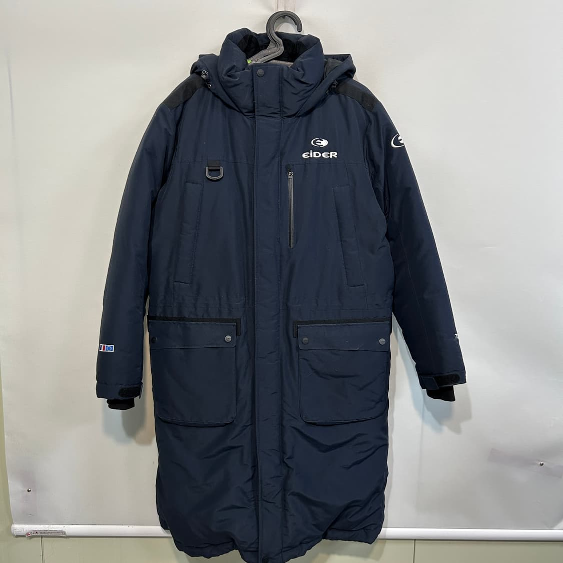 아이더 남성 덕다운 롱패딩 105 네이비 상태최상 상품이미지1