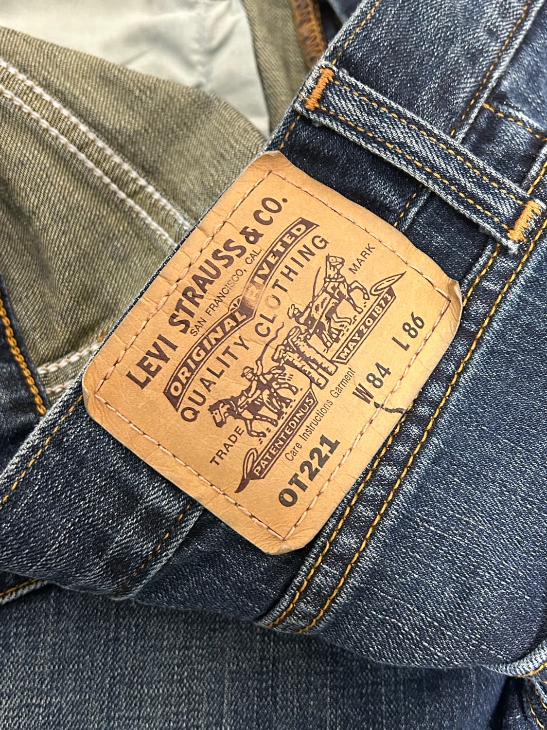 리바이스 OT221 오렌지탭 데님팬츠 상품이미지4