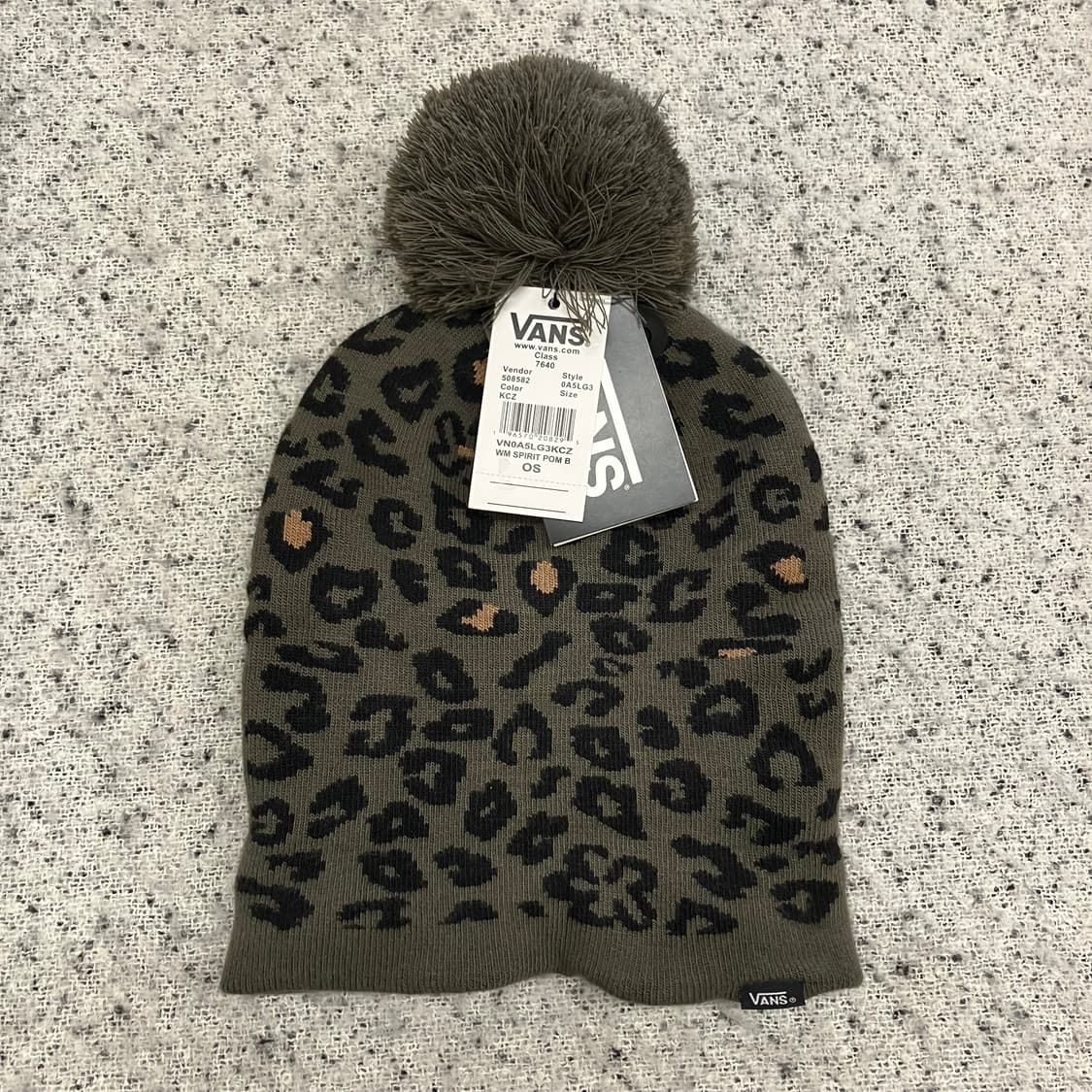 N149 반스 호피 폼폼 방울 비니 상품이미지2