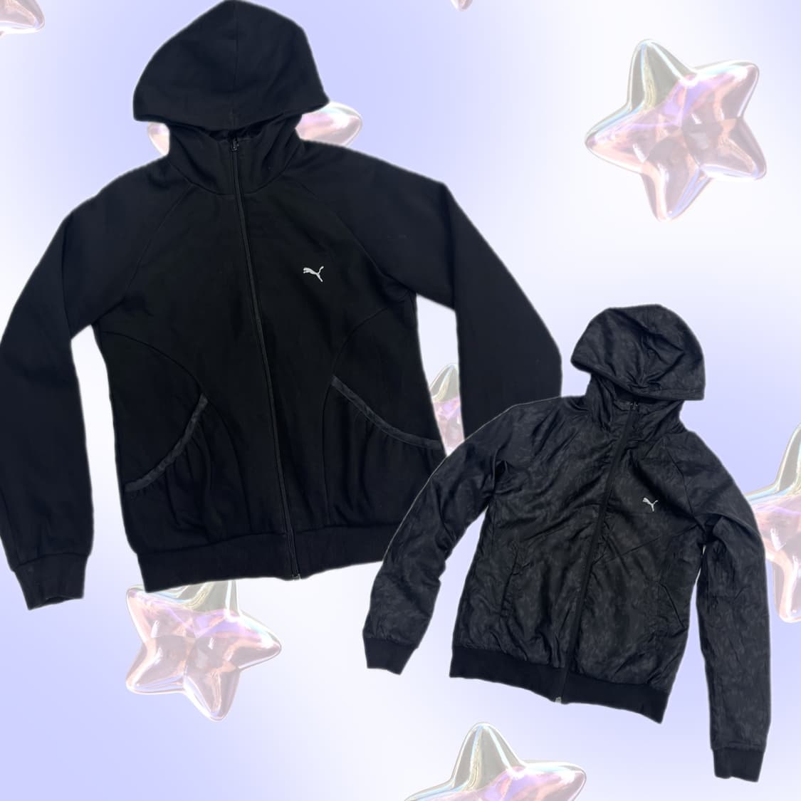 재팬 퓨마 리버시블 러블리 스트릿 반전 후드집업 바람막이 스포티 데코라 상품이미지1