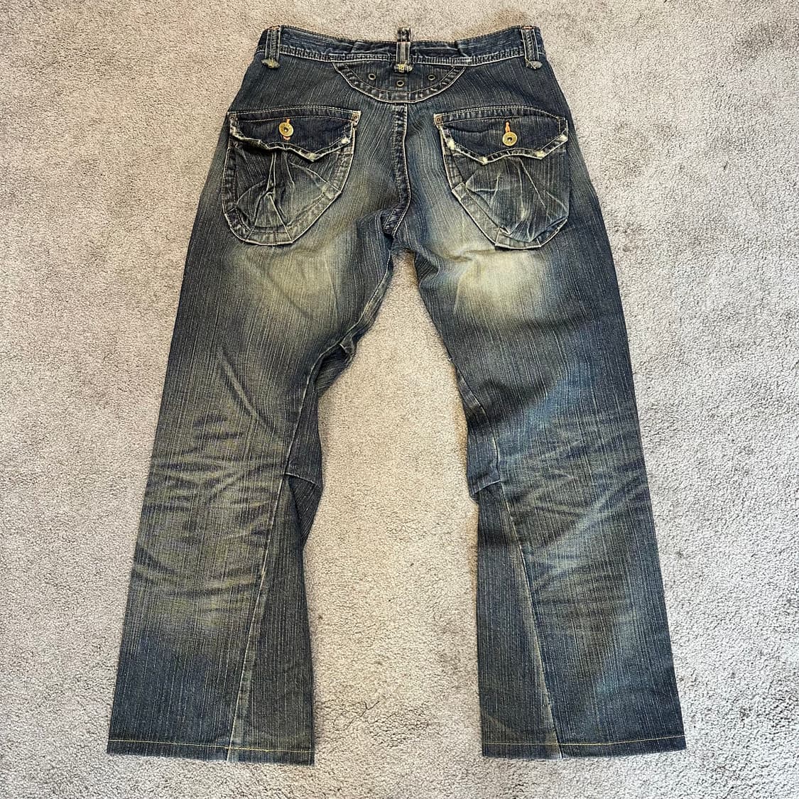 에드윈505 멀티 카고 포켓 부츠컷 데님 팬츠(32) 상품이미지6