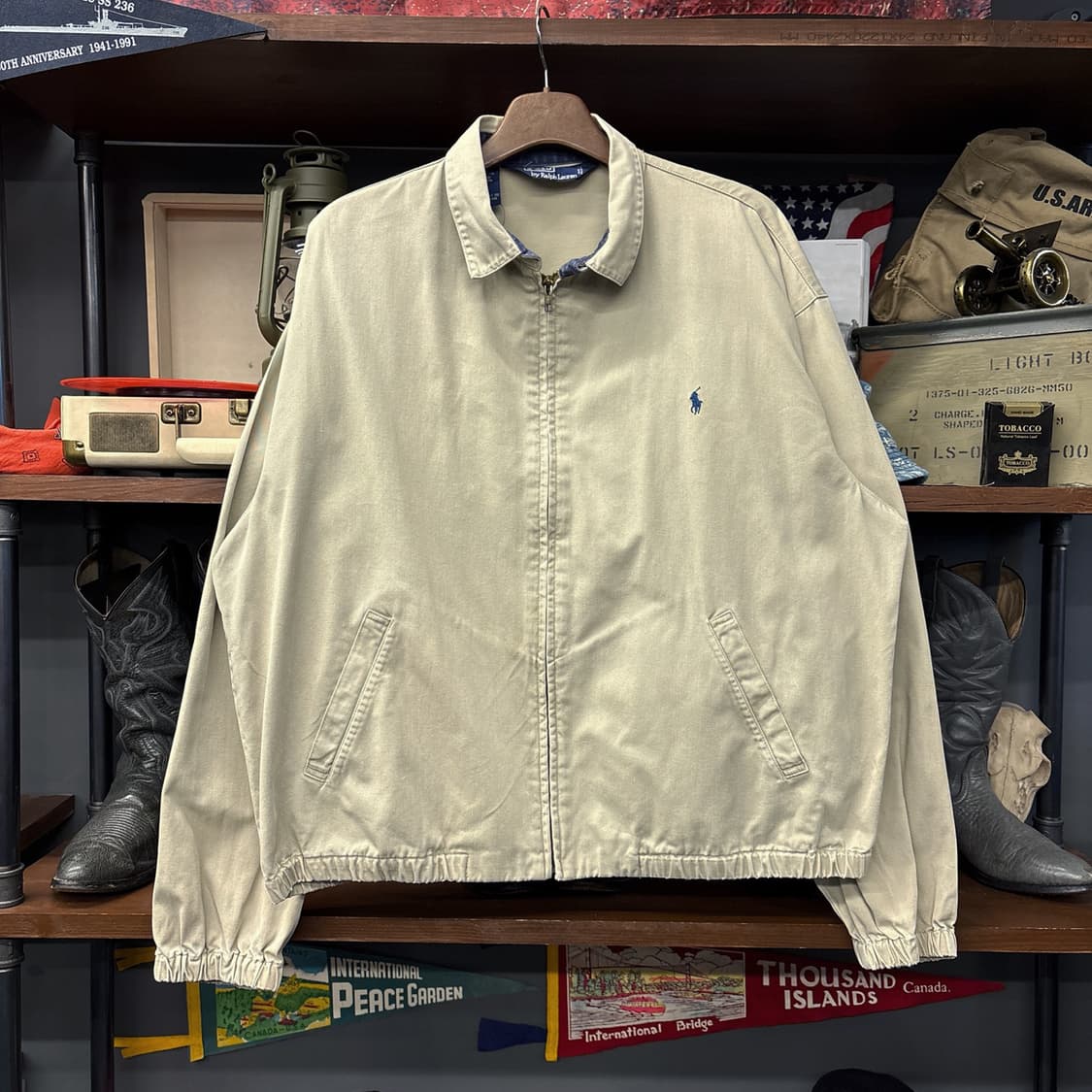 90s 폴로 랄프로렌 클래식 코튼트윌 바이스윙자켓 N829 상품이미지1