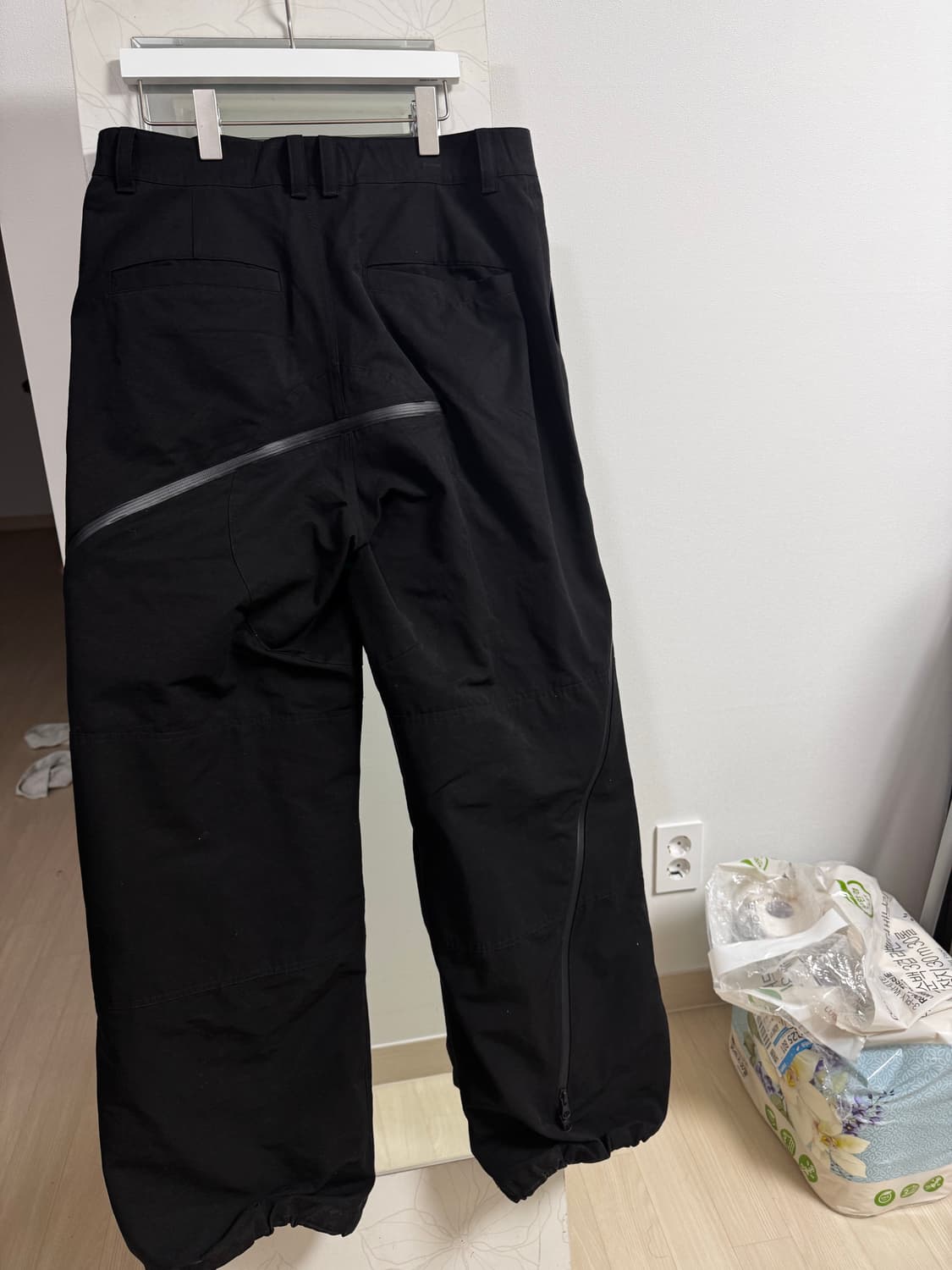 산산기어 어파인 커브 팬츠 A 블랙 상품이미지2