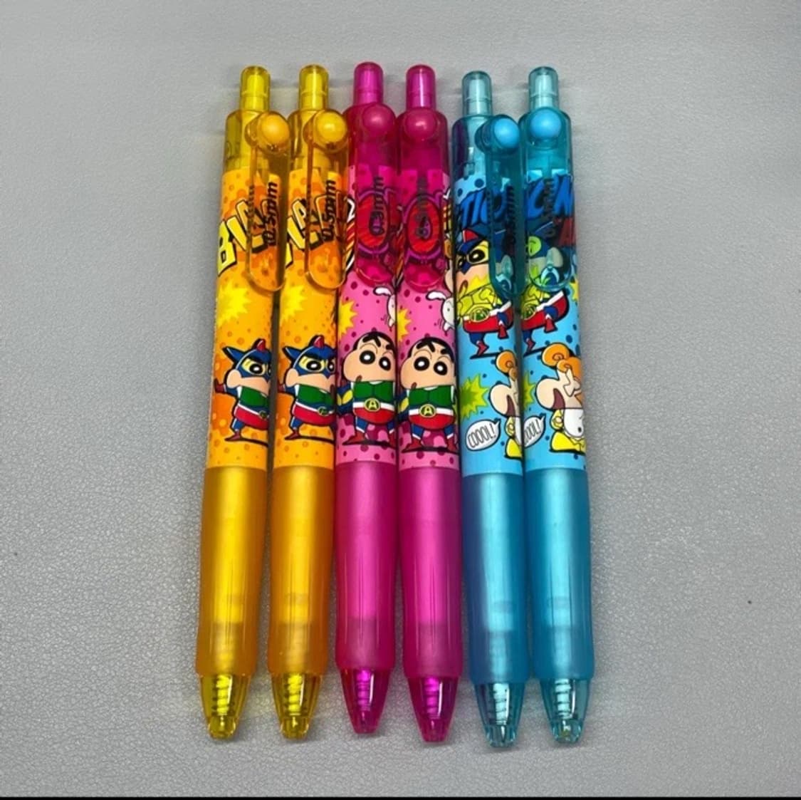 새상품) 산리오 짱구 헬로키티 우사하나 한교동 볼펜 모음 상품이미지2
