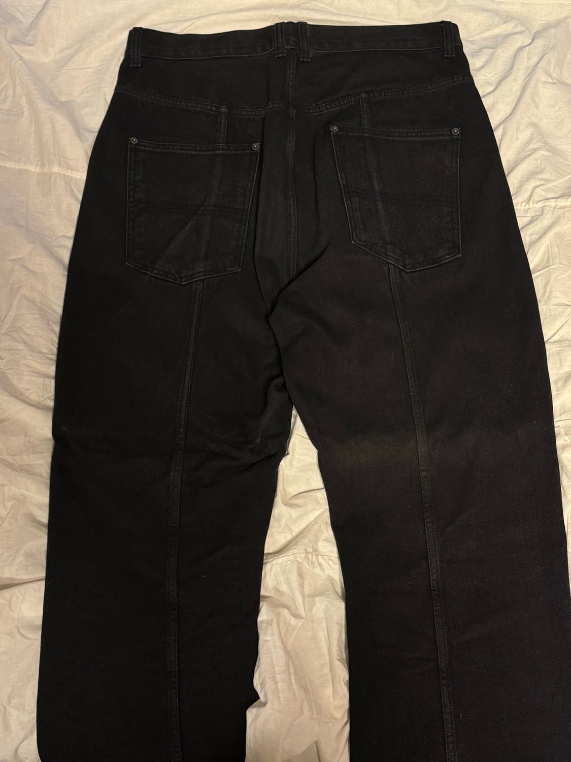 [34-35] 아미 구시즌 라인 흑청 데님 상품이미지2