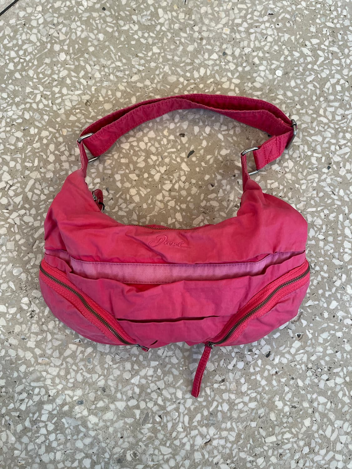 Diesel Nylon Body Bag (Hot Pink) 상품이미지1