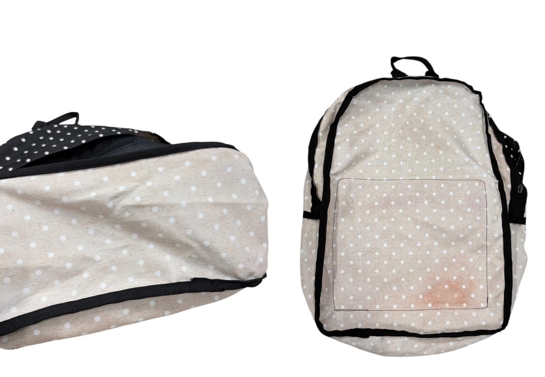 아식스 빈티지 모리걸 도트 땡땡이 백팩 가방 블랙 상품이미지9