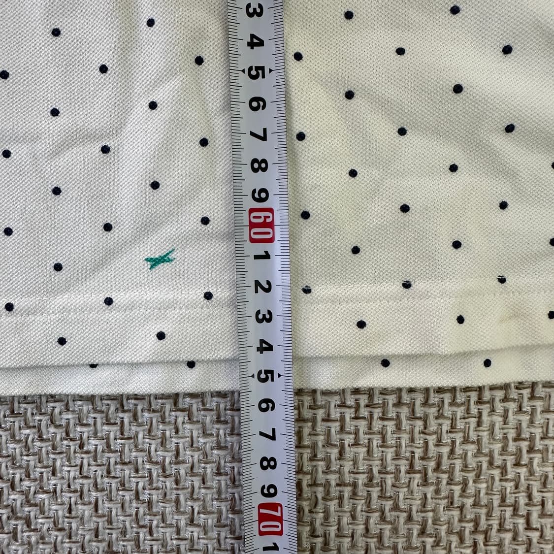 100 빈폴 도트패턴 카라 반팔티 0420D 상품이미지6