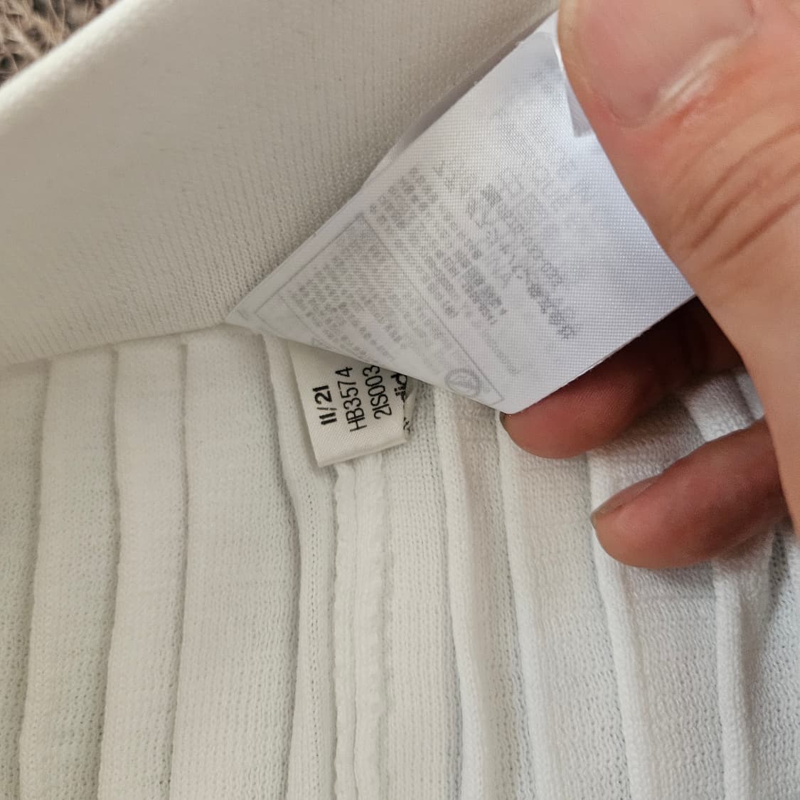 아디다스(Adidas) 화이트 PK 플리츠 스커트 S 상품이미지8
