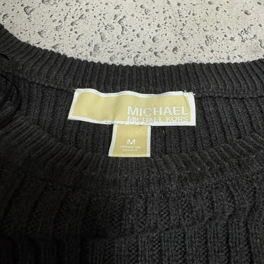  (바배) 마이클코어스 블랙 니트 스웨터  상품이미지3
