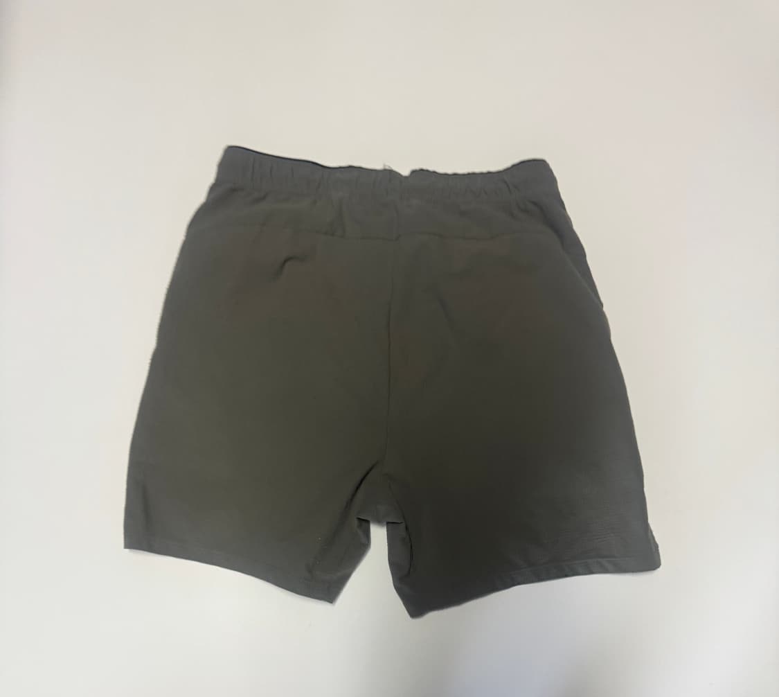 안다르 andar 와플 트레이닝 밴딩 나일론 반바지 L 카키 상품이미지3