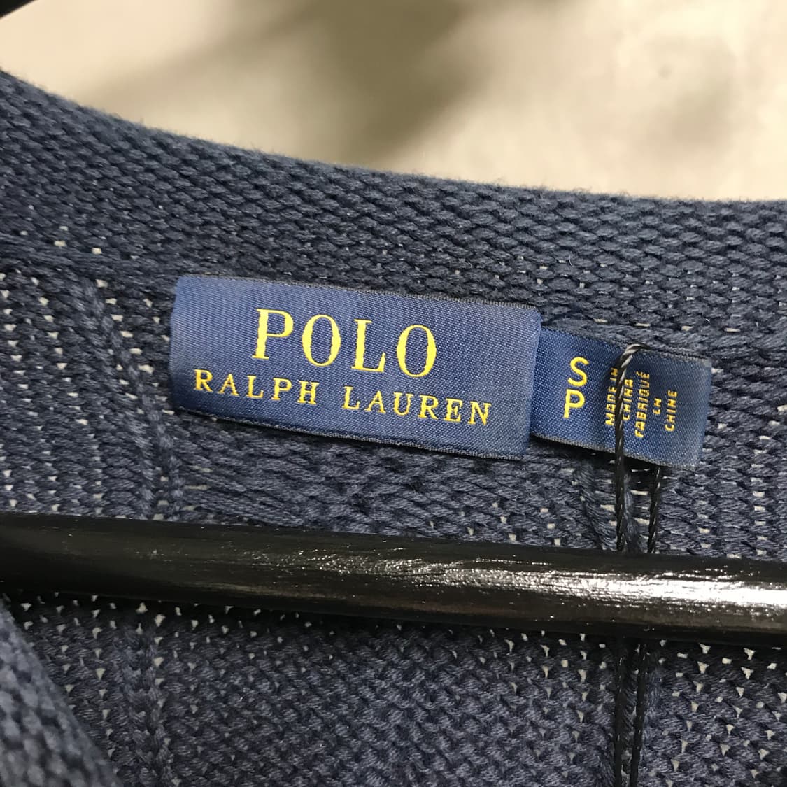 폴로 랄프로렌 케이블 니트 네이비 S 상품이미지5