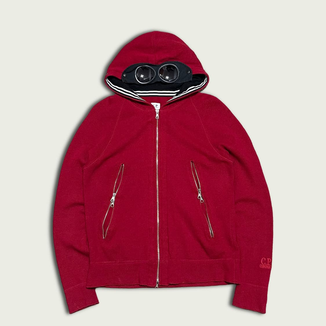 00s Cp컴퍼니 고글 니트집업 상품이미지1