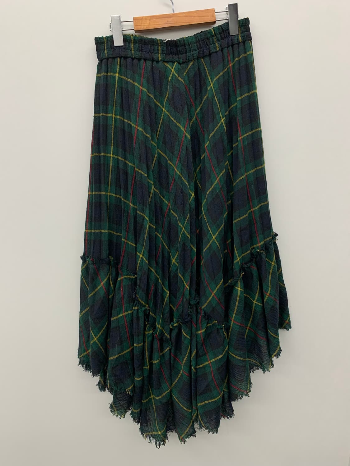 체크 롱스커트 상품이미지5