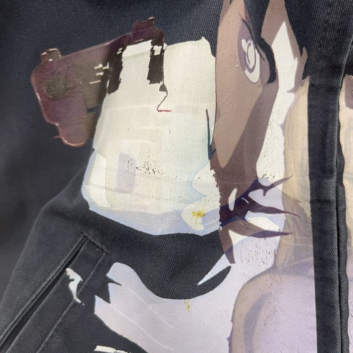 디키즈 희귀 올드스쿨 일본풍 키치 카툰 프린팅 자켓 2XL C07052 상품이미지8