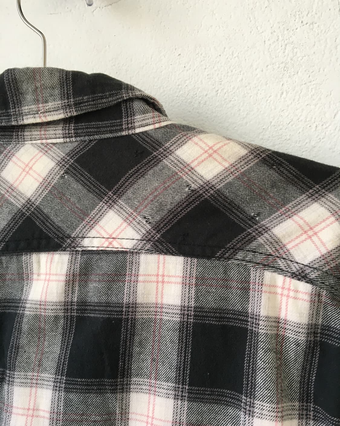 Printing check pattern shirt 상품이미지5